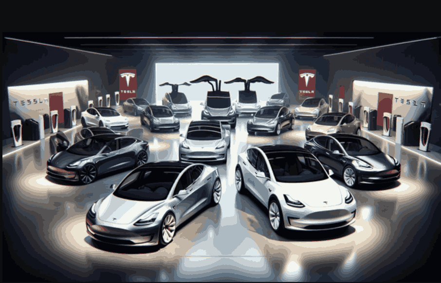 tesla electric cars